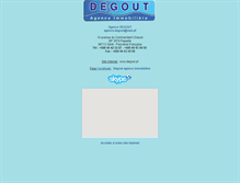 Tablet Screenshot of degout.pf